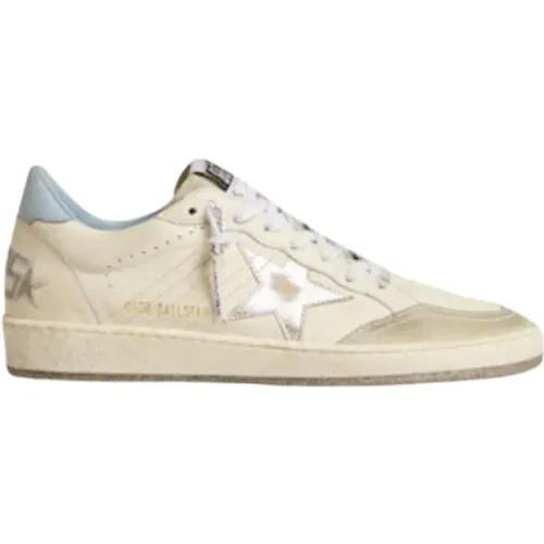 Silberner Stern Bianco Sneakers , Herren, Größe: 36 EU - Golden Goose - Modalova