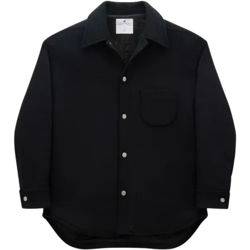 Wool Blend Shirt Jacket , male, Sizes: L - Courrèges - Modalova