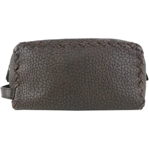 Pre-owned Clutches, female, , Size: ONE SIZE Vintage Leather Pouches - Bottega Veneta Vintage - Modalova