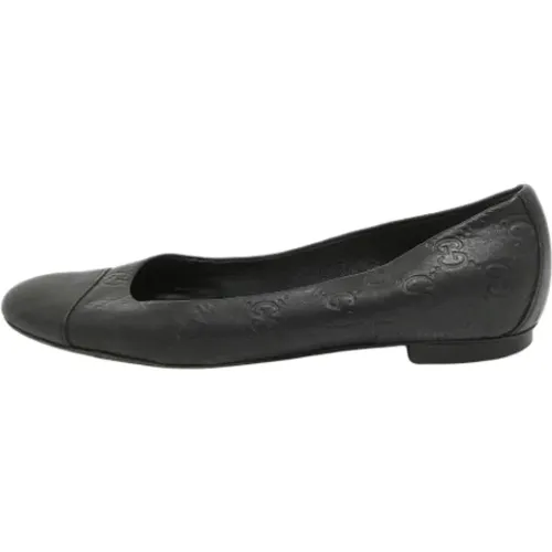 Pre-owned Flats, female, , Size: 8 US Pre-owned Leather flats - Gucci Vintage - Modalova