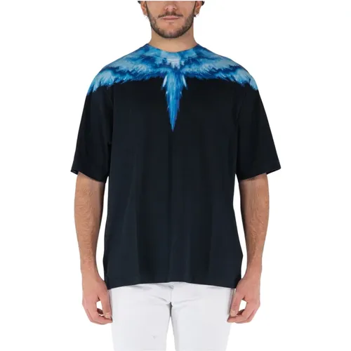 Colorful Wings T-Shirt , male, Sizes: L, M - Marcelo Burlon - Modalova