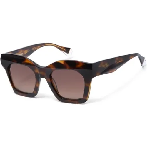 Havana Glaze Sunglasses , female, Sizes: 51 MM - Gigi Studios - Modalova