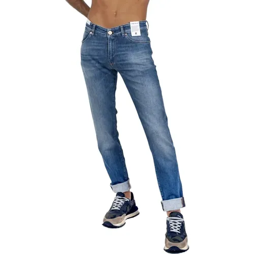 Stylish Slim-fit Swing Cowboy Jeans , male, Sizes: W35 - PT Torino - Modalova