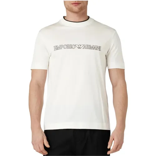 D1Td4 1Juvz Logo T-Shirt , Herren, Größe: XL - Emporio Armani - Modalova
