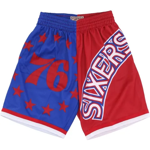 Sportswear, male, , Size: S NBA Big Face Basketball Shorts - Mitchell & Ness - Modalova