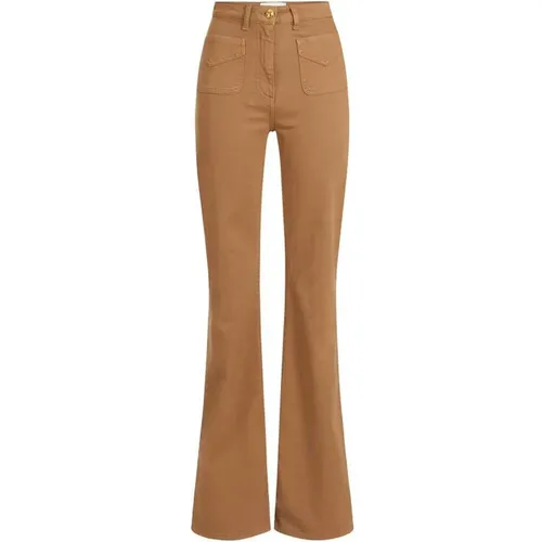Flared Jeans, female, , Size: W25 Bell-Bottom Jeans - Elisabetta Franchi - Modalova