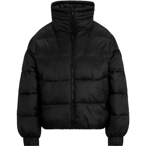 Womens Regular Fit Padded Jacket in Shiny Fabric , female, Sizes: L, XL, M - Hugo Boss - Modalova
