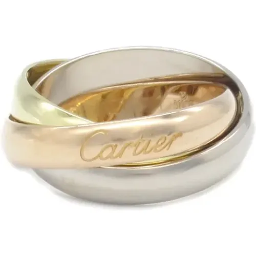 Pre-owned Gold rings , female, Sizes: ONE SIZE - Cartier Vintage - Modalova