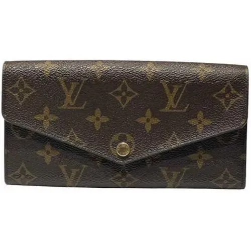 Pre-owned Wallets, female, , Size: ONE SIZE Pre-owned Canvas wallets - Louis Vuitton Vintage - Modalova