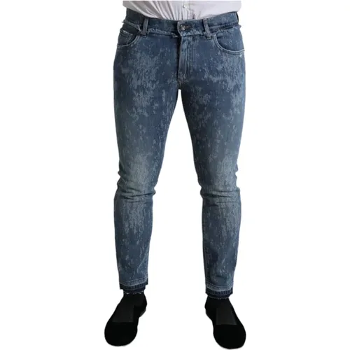 Skinny Jeans , Herren, Größe: 2XL - Dolce & Gabbana - Modalova