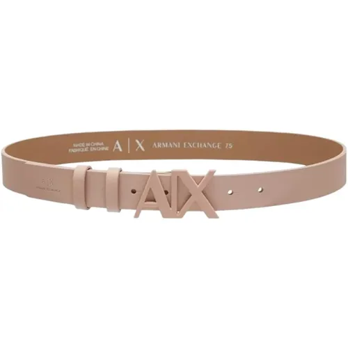 Stylish Belt for Men , female, Sizes: 80 CM, 75 CM - Armani Exchange - Modalova