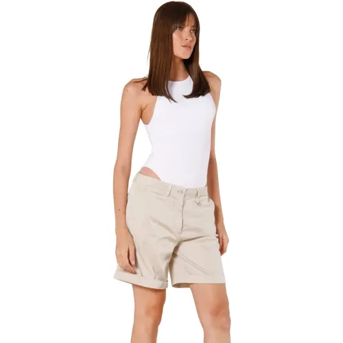 Curvy Tencel Bermuda Shorts , Damen, Größe: L - Mason's - Modalova