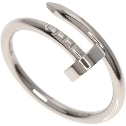 Pre-owned Jewellery, female, , Size: ONE SIZE Pre-owned White Gold rings - Cartier Vintage - Modalova