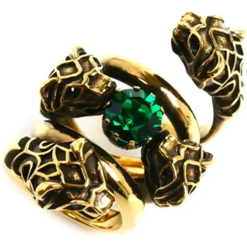 Pre-owned Metal rings , female, Sizes: ONE SIZE - Gucci Vintage - Modalova