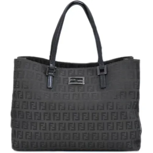 Pre-owned Tote Bags, female, , Size: ONE SIZE Pre-owned Canvas fendi-bags - Fendi Vintage - Modalova