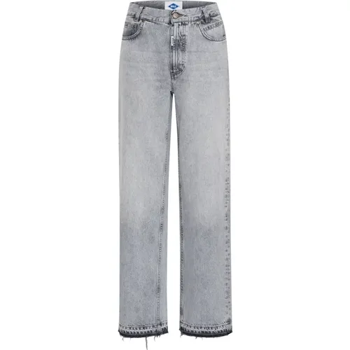 Straight Jeans, female, , Size: W27 L34 Grey Denim Straight Leg Jeans - Ball - Modalova
