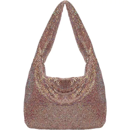Crystal Mesh cristal-embellished bag , female, Sizes: ONE SIZE - Kara - Modalova