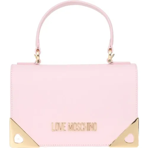 Cross Body Bags, female, , Size: ONE SIZE Vitello Cross Body Bag - Love Moschino - Modalova