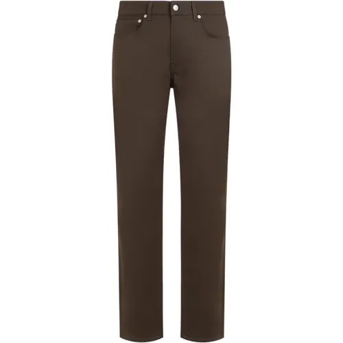 Chinos, male, , Size: W32 5 Pocket Cotton Pants - Dunhill - Modalova