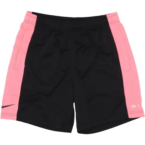 Atmungsaktive Herrenshorts Schwarz/Rosa , Herren, Größe: L - Nike - Modalova