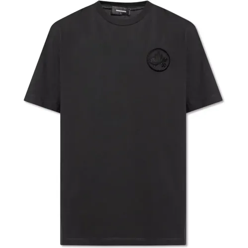 T-Shirt mit Logo , Herren, Größe: 3XL - Dsquared2 - Modalova