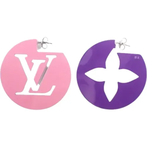 Pre-owned Jewellery, female, , Size: ONE SIZE Pre-owned Fabric earrings - Louis Vuitton Vintage - Modalova