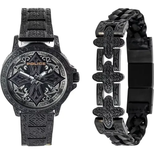 Watches, male, , Size: ONE SIZE Mens Watch Bronxdale Pl.15530Crs-Set5 - Police - Modalova