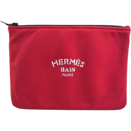 Pre-owned Clutches, female, , Size: ONE SIZE Pre-owned Fabric pouches - Hermès Vintage - Modalova