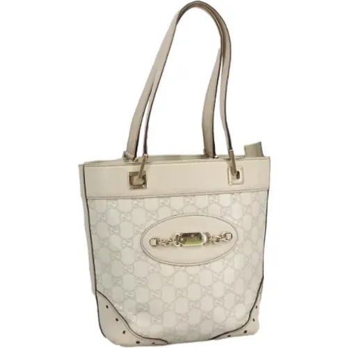 Pre-owned Tote Bags, female, , Size: ONE SIZE Pre-owned Leather gucci-bags - Gucci Vintage - Modalova