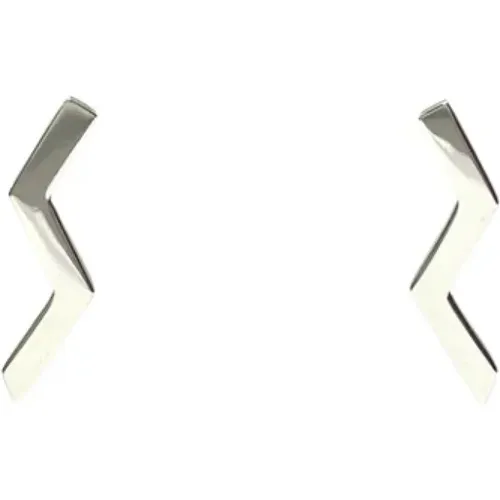 Pre-owned Jewellery, female, , Size: ONE SIZE Pre-owned Silver earrings - Tiffany & Co. Pre-owned - Modalova