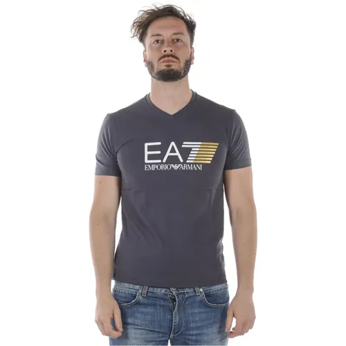 Sweatshirt T-Shirt Kombination - Emporio Armani EA7 - Modalova