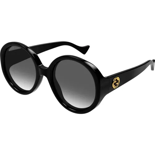 Grey Shaded Sunglasses,Elegant Gg1256S Sunglasses,Sonnenbrille - Gucci - Modalova