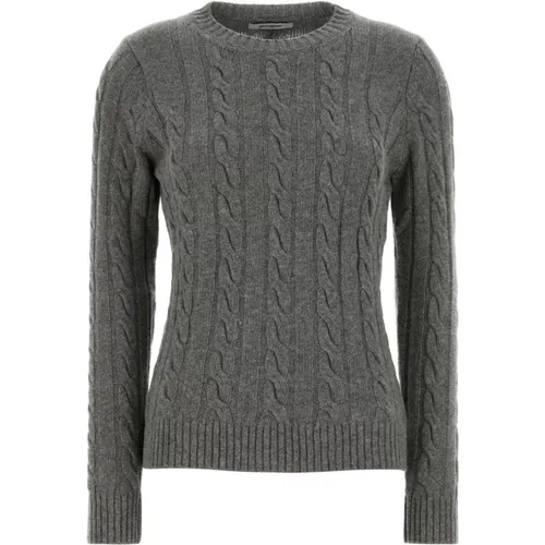 Round-neck Knitwear, female, , Size: XL Braid Jumper - Gimaguas - Modalova