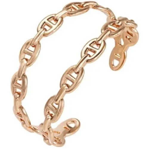 Pre-owned Jewellery, female, , Size: ONE SIZE Pre-owned Rose Gold bracelets - Hermès Vintage - Modalova