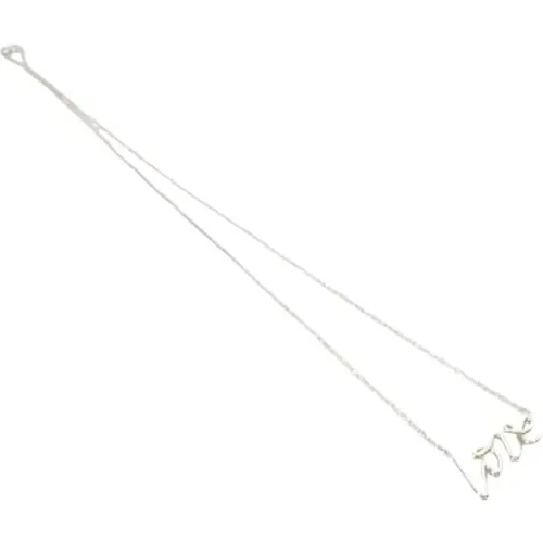 Pre-owned Jewellery, female, , Size: ONE SIZE Pre-owned Silver necklaces - Tiffany & Co. Pre-owned - Modalova