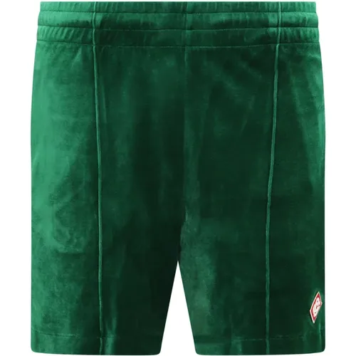 Casual Shorts, male, , Size: S Velour Shorts for Men - Casablanca - Modalova