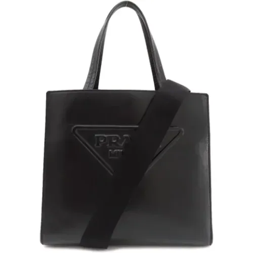 Pre-owned Tote Bags, female, , Size: ONE SIZE Pre-owned Leather handbags - Prada Vintage - Modalova