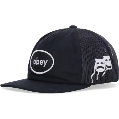 Caps, male, , Size: ONE SIZE Caps - Obey - Modalova