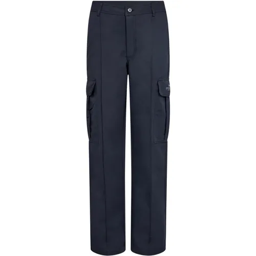 Jenkinscc Long Cargo Pants Navy , female, Sizes: M - Co'Couture - Modalova