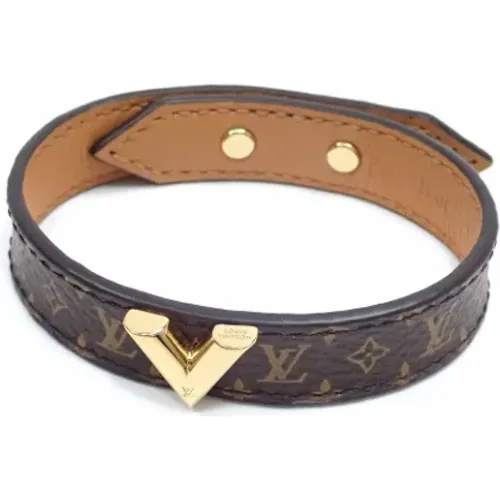 Pre-owned Jewellery, female, , Size: ONE SIZE Pre-owned Leather bracelets - Louis Vuitton Vintage - Modalova