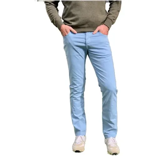 Denim Jeans mit Baumwoll- und Lyocellmischung , Herren, Größe: W35 - Jacob Cohën - Modalova