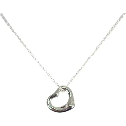 Pre-owned Jewellery, female, , Size: ONE SIZE Pre-owned Silver necklaces - Tiffany & Co. Pre-owned - Modalova