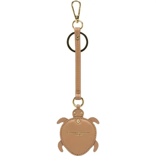 Turtle-shaped leather bag charm , female, Sizes: ONE SIZE - Gianni Chiarini - Modalova
