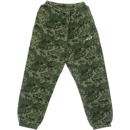 Sweatpants, female, , Size: XS Camo Fleece Pants Womens Tracksuit - HUF - Modalova