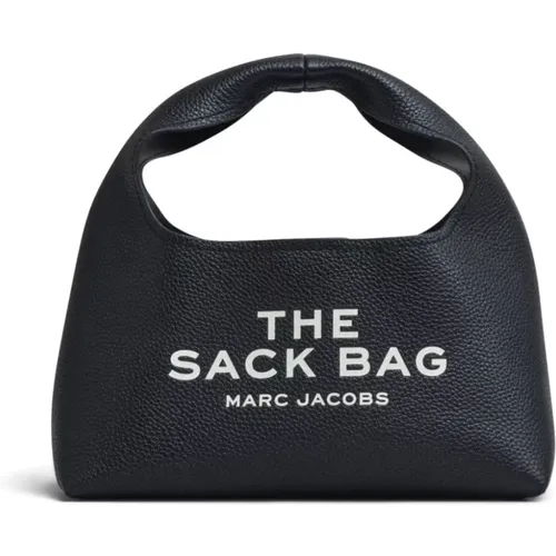 Schwarze Ledersacktasche , Damen, Größe: ONE Size - Marc Jacobs - Modalova
