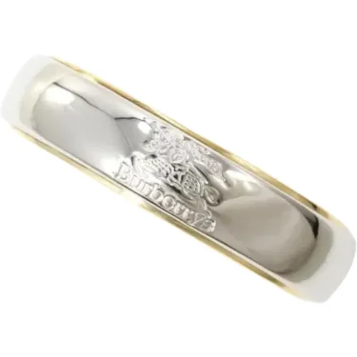 Pre-owned Jewellery, female, , Size: ONE SIZE Pre-owned Yellow Gold rings - Burberry Vintage - Modalova