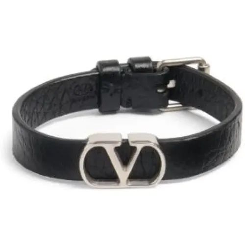 Bracelets, male, , Size: ONE SIZE VLogo Signature Bracelet - Valentino Garavani - Modalova