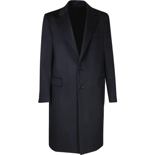 Single-Breasted Coats, male, , Size: L Classic Coat Aw24 - Lardini - Modalova