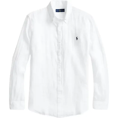Slim Linen Shirt , male, Sizes: S, M, 2XL, XL - Polo Ralph Lauren - Modalova