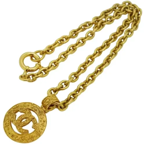 Pre-owned Jewellery, female, , Size: ONE SIZE Pre-owned Gold chanel-jewelry - Chanel Vintage - Modalova